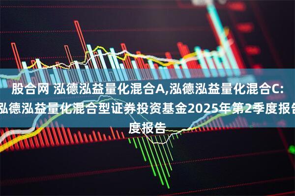 股合网 泓德泓益量化混合A,泓德泓益量化混合C: 泓德泓益量化混合型证券投资基金2025年第2季度报告