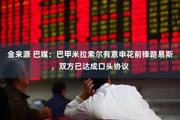 金来源 巴媒：巴甲米拉索尔有意申花前锋路易斯，双方已达成口头协议
